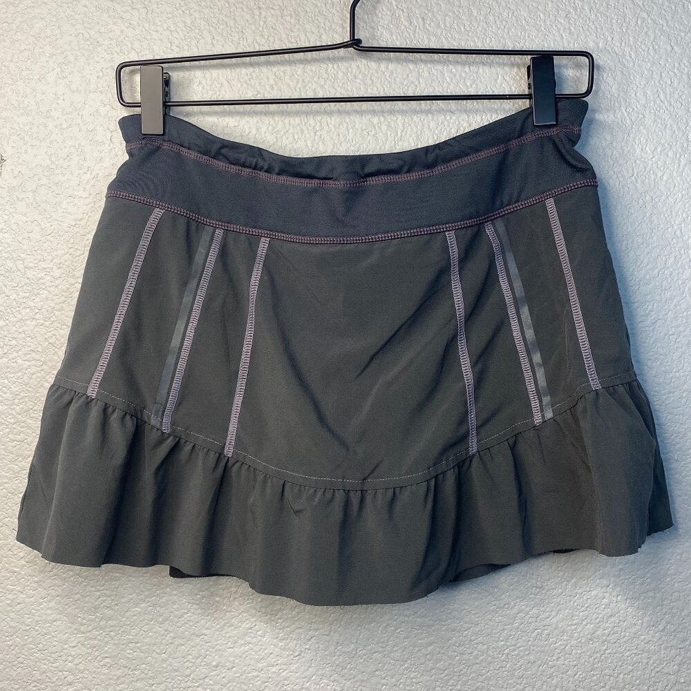 Athleta Grey Skort With Seams